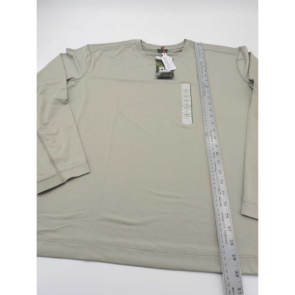 Alaskan Hardgear AKHG Duluth Trading Co Stream Shirt Size 3XL Beige UPF 50 NWT - Picture 5 of 10